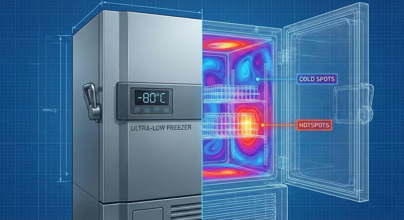 Ultra-Low-Temperature Freezer with 3D Mapping