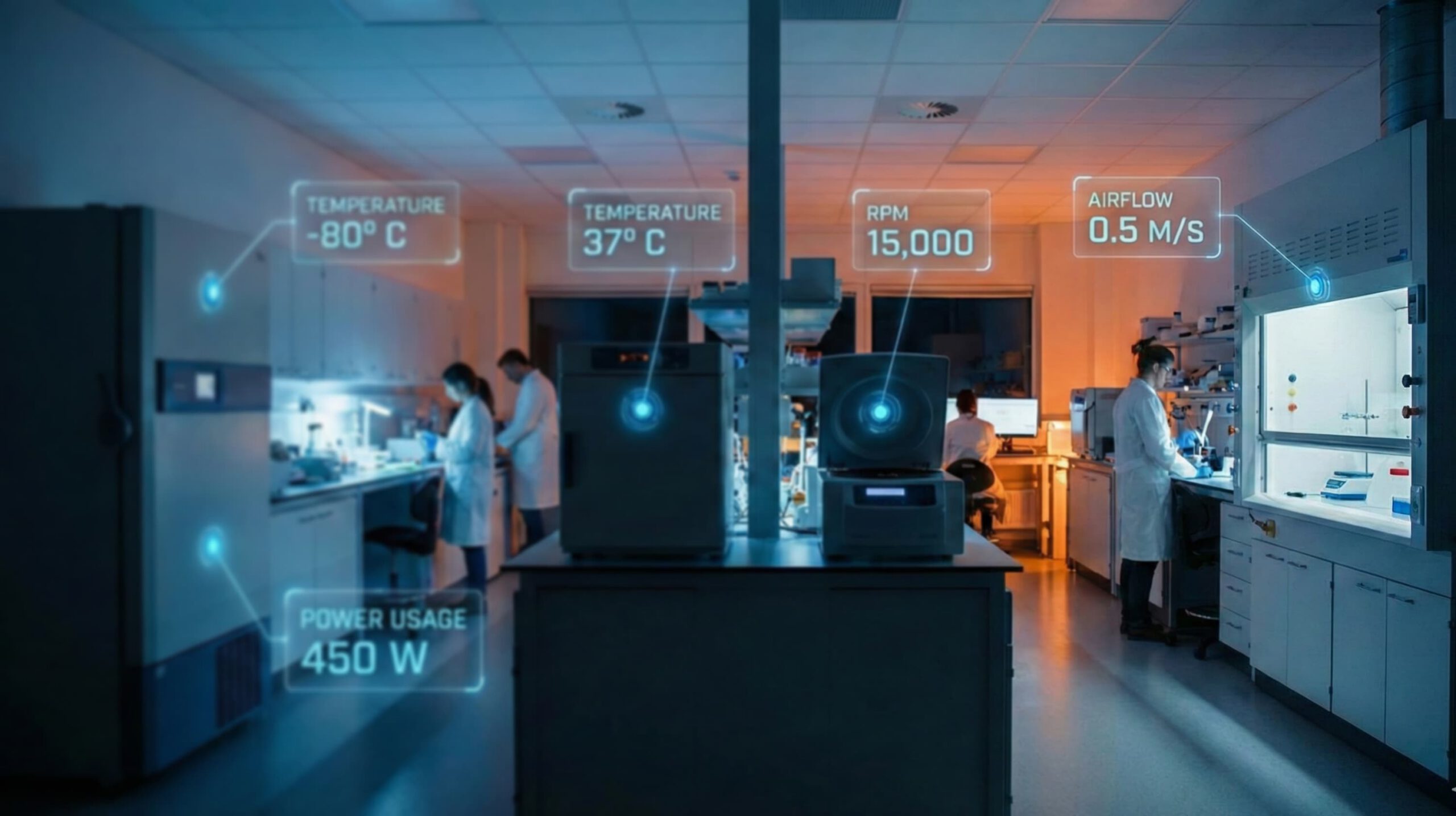 Lab with intelligent predictive monitoring alerts